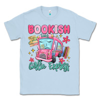 Dusty Blue bookish girlie express Classic Tee - MaliasSmallBusiness