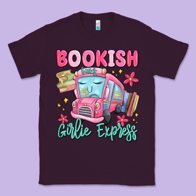 Bookish Girlie Express Classic Tee Designed By Maliassmallbusiness