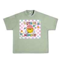 Oil Green a little bit dramatic retro Urban Heavy Tee - MaliasSmallBusiness