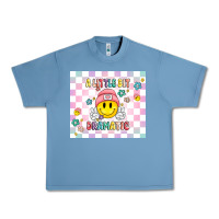 Pebble Blue a little bit dramatic retro Urban Heavy Tee - MaliasSmallBusiness