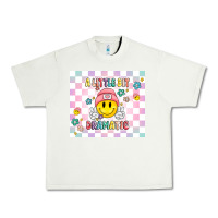 Pistachio a little bit dramatic retro Urban Heavy Tee - MaliasSmallBusiness