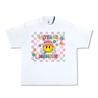 White a little bit dramatic retro Urban Heavy Tee - MaliasSmallBusiness