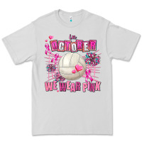 Dove Grey in october we wear pink volleyball Premium Tee - AdoDesignShop