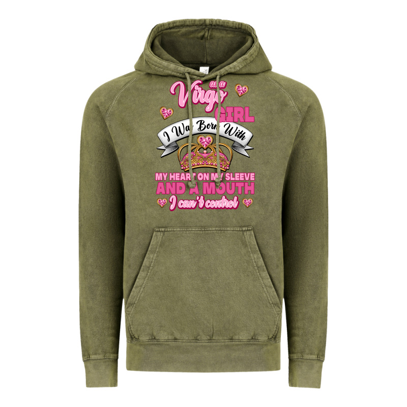 As A Virgo Girl Zodiac Girls Vintage Hoodie by Jasminsmagicworld | Teevron