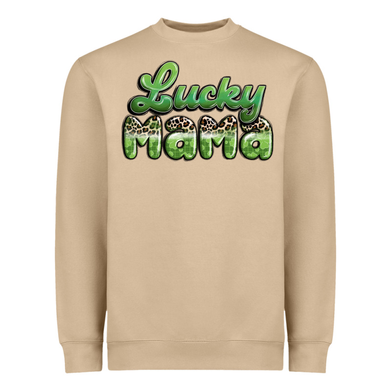 Lucky Mama Heavyweight Sweatshirt by MaliasSmallBusiness | Teevron