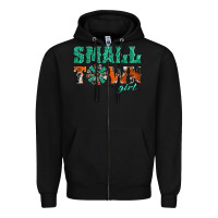 Black small town girl western windmill Zipper Hoodie - Jasminsmagicworld