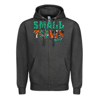 Charcoal Heather small town girl western windmill Zipper Hoodie - Jasminsmagicworld