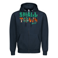 Navy small town girl western windmill Zipper Hoodie - Jasminsmagicworld