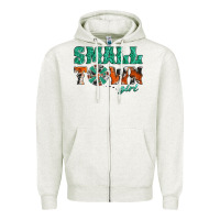 Oatmeal Heather small town girl western windmill Zipper Hoodie - Jasminsmagicworld