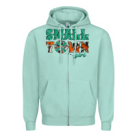 Seafoam small town girl western windmill Zipper Hoodie - Jasminsmagicworld