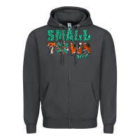 Smoke small town girl western windmill Zipper Hoodie - Jasminsmagicworld