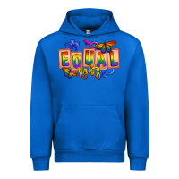 Cobalt Equal rights Urban Hoodie - FaDigitalArtStudio