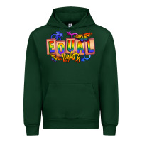 Forest Green Equal rights Urban Hoodie - FaDigitalArtStudio