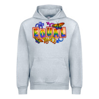 Heather Grey Equal rights Urban Hoodie - FaDigitalArtStudio