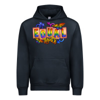 Navy Equal rights Urban Hoodie - FaDigitalArtStudio