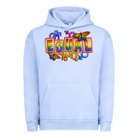 Pigment Grape Ice Equal rights Urban Hoodie - FaDigitalArtStudio