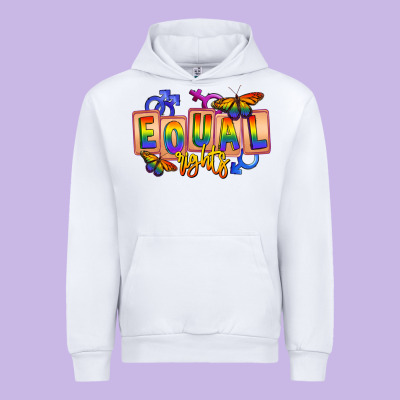 Equal Rights Urban Hoodie Designed By Fadigitalartstudio