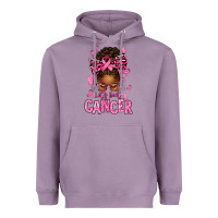 Lavender lets beat cancer afro messy bun Heavyweight Hoodie - texasbilliewilder