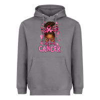 Storm lets beat cancer afro messy bun Heavyweight Hoodie - texasbilliewilder