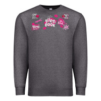 Charcoal Heather burn book Premium Sweatshirt - TumblerDesignByShophia