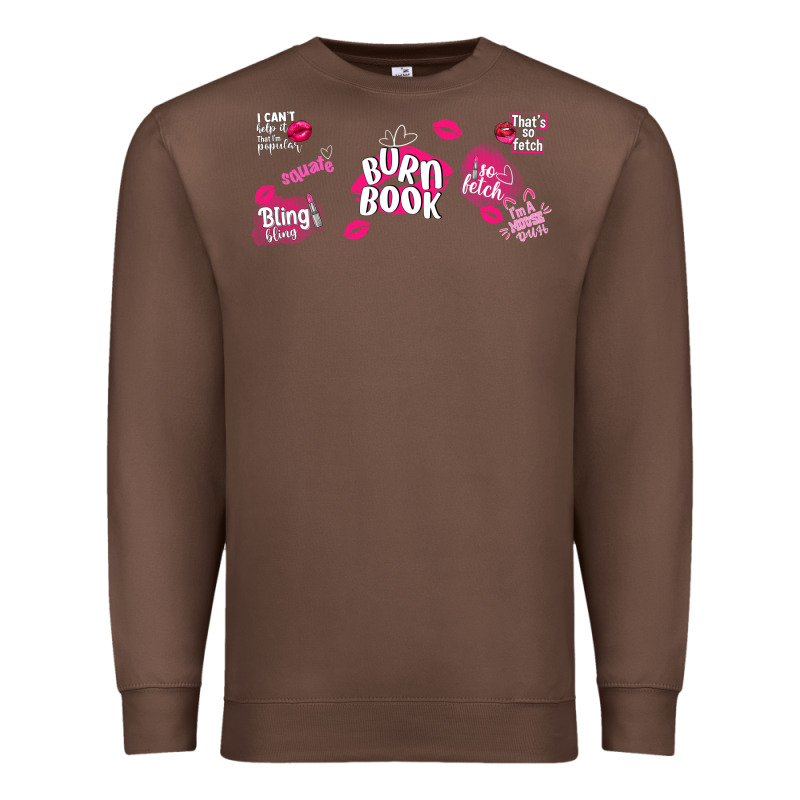Burn Book Premium Sweatshirt by TumblerDesignByShophia | Teevron