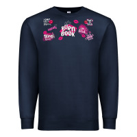 Navy burn book Premium Sweatshirt - TumblerDesignByShophia