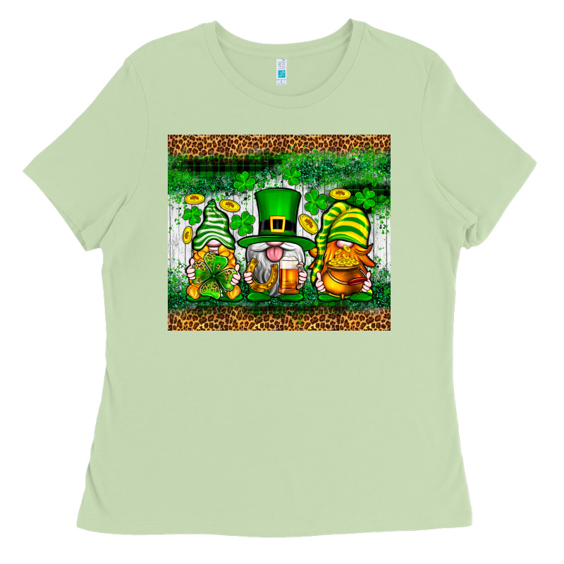 St. Patrick's Day Gnomies Tumbler St. Patricks Day Ladies Tee by Neo Western | Teevron