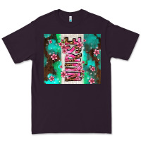 Plum pink floral nurse with flowers Premium Tee - AdoDesignShop