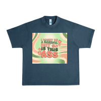 Midnight Navy i might be a handful but so is this ass Urban Heavy Tee - MaliasSmallBusiness