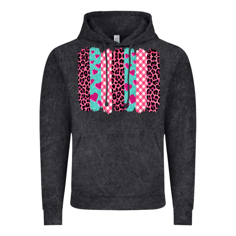 Valentine's Day Brushstrokes Vintage Hoodie by BarkalooDesign | Teevron