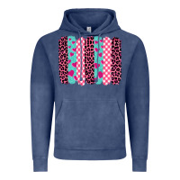Vintage Denim valentine's day brushstrokes Vintage Hoodie - BarkalooDesign