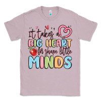 Lilac it takes a big heart for shape little minds Classic Tee - MaliasSmallBusiness