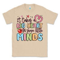 Mushroom it takes a big heart for shape little minds Classic Tee - MaliasSmallBusiness