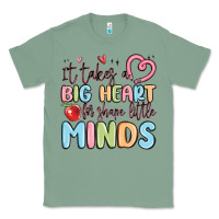 Sage it takes a big heart for shape little minds Classic Tee - MaliasSmallBusiness