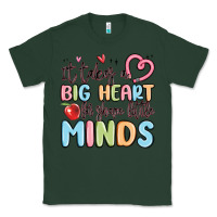 Sports Green it takes a big heart for shape little minds Classic Tee - MaliasSmallBusiness