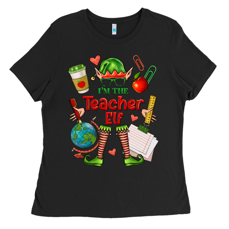 Im The Teacher Elf Ladies Tee by FaDigitalArtStudio | Teevron