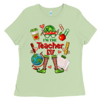 Matcha im the teacher elf Ladies Tee - FaDigitalArtStudio