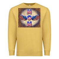 Antique Gold American mom Premium Sweatshirt - TumblerDesignByShophia
