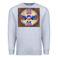 Heather Grey American mom Premium Sweatshirt - TumblerDesignByShophia
