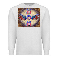 Oatmeal Heather American mom Premium Sweatshirt - TumblerDesignByShophia