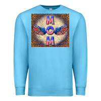 Ocean Blue American mom Premium Sweatshirt - TumblerDesignByShophia