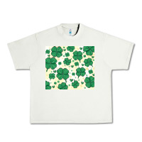 Pistachio st patrick clover Urban Heavy Tee - MaliasSmallBusiness