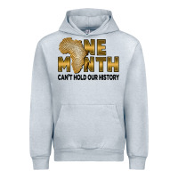 Heather Grey One month can't hold our history Urban Hoodie - FaDigitalArtStudio