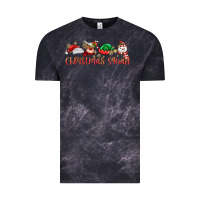 Cloud Black christmas squad Vintage Tee - MaliasSmallBusiness