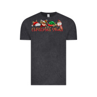 Vintage Black christmas squad Vintage Tee - MaliasSmallBusiness