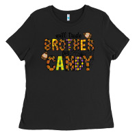 Black Will Trade Brother For Candy Ladies Tee - CowhideDigitalArt