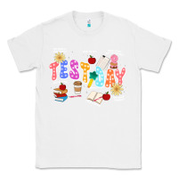 White test day Classic Tee - JahusDesignShop