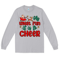 Moon Dust oh what fun it is to cheer Long Sleeve Tee - MaliasSmallBusiness