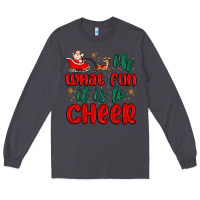 Smoke oh what fun it is to cheer Long Sleeve Tee - MaliasSmallBusiness