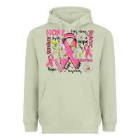 Matcha Breast Cancer Heavyweight Hoodie - NancyCooperArtShop